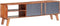 vidaXL - Tv-meubel - 140x30x45 - cm - massief - hout - grijs