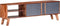 vidaXL - Tv-meubel - 140x30x45 - cm - massief - hout - grijs