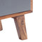 vidaXL - Tv-meubel - 140x30x45 - cm - massief - hout - grijs