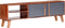 vidaXL - Tv-meubel - 140x30x45 - cm - massief - hout - grijs