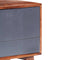 vidaXL - Tv-meubel - 140x30x45 - cm - massief - hout - grijs