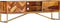 vidaXL - Tv-meubel - 140x30x45 - cm - massief - sheeshamhout