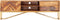vidaXL - Tv-meubel - 140x30x45 - cm - massief - sheeshamhout