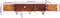 vidaXL - Tv-meubel - 140x30x46 - cm - massief - mangohout