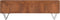 vidaXL - Tv-meubel - 140x30x46 - cm - massief - mangohout