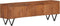vidaXL - Tv-meubel - 140x30x46 - cm - massief - mangohout