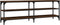 vidaXL - Tv-meubel - 140x30x50 - cm - bewerkt - hout - bruin - eikenkleur