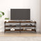 vidaXL - Tv-meubel - 140x30x50 - cm - bewerkt - hout - bruin - eikenkleur
