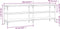 vidaXL - Tv-meubel - 140x30x50 - cm - bewerkt - hout - gerookt - eikenkleurig