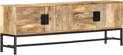 vidaXL - Tv-meubel - 140x30x50 - cm - massief - mangohout
