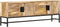vidaXL - Tv-meubel - 140x30x50 - cm - massief - mangohout