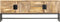 vidaXL - Tv-meubel - 140x30x50 - cm - massief - mangohout