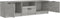 vidaXL - Tv-meubel - 140x35x40 - cm - bewerkt - hout - betongrijs