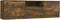 vidaXL - Tv-meubel - 140x35x40 - cm - bewerkt - hout - gerookt - eikenkleurig