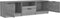 vidaXL - Tv-meubel - 140x35x40 - cm - bewerkt - hout - grijs - sonoma - eikenkleurig