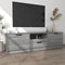 vidaXL - Tv-meubel - 140x35x40 - cm - bewerkt - hout - grijs - sonoma - eikenkleurig