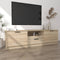 vidaXL - Tv-meubel - 140x35x40 - cm - bewerkt - hout - sonoma - eikenkleurig