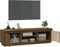 vidaXL - Tv-meubel - 140x35x40 - cm - massief - grenenhout - honingbruin