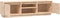 vidaXL - Tv-meubel - 140x35x40 - cm - massief - grenenhout