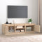 vidaXL - Tv-meubel - 140x35x40 - cm - massief - grenenhout