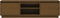 vidaXL - Tv-meubel - 140x35x40 - cm - massief - grenenhout - honingbruin