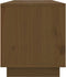 vidaXL - Tv-meubel - 140x35x40 - cm - massief - grenenhout - honingbruin