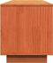 vidaXL - Tv-meubel - 140x35x40 - cm - massief - grenenhout - wasbruin
