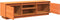 vidaXL - Tv-meubel - 140x35x40 - cm - massief - grenenhout - wasbruin