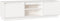 vidaXL - Tv-meubel - 140x35x40 - cm - massief - grenenhout - wit