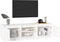 vidaXL - Tv-meubel - 140x35x40 - cm - massief - grenenhout - wit