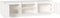 vidaXL - Tv-meubel - 140x35x40 - cm - massief - grenenhout - wit