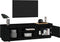 vidaXL - Tv-meubel - 140x35x40 - cm - massief - grenenhout - zwart