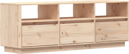 vidaXL - Tv-meubel - 140x37x50 - cm - massief - grenenhout