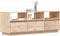 vidaXL - Tv-meubel - 140x37x50 - cm - massief - grenenhout