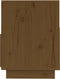 vidaXL - Tv-meubel - 140x37x50 - cm - massief - grenenhout - honingbruin