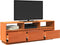 vidaXL - Tv-meubel - 140x37x50 - cm - massief - grenenhout - wasbruin