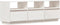 vidaXL - Tv-meubel - 140x37x50 - cm - massief - grenenhout - wit
