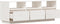vidaXL - Tv-meubel - 140x37x50 - cm - massief - grenenhout - wit