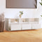 vidaXL - Tv-meubel - 140x37x50 - cm - massief - grenenhout - wit