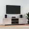 vidaXL - Tv-meubel - 140x40,5x35 - cm - bewerkt - hout - betongrijs