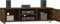 vidaXL - Tv-meubel - 140x40,5x35 - cm - bewerkt - hout - bruin - eikenkleur