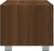 vidaXL - Tv-meubel - 140x40,5x35 - cm - bewerkt - hout - bruin - eikenkleur