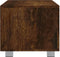 vidaXL - Tv-meubel - 140x40,5x35 - cm - bewerkt - hout - gerookt - eikenkleurig