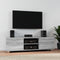 vidaXL - Tv-meubel - 140x40,5x35 - cm - bewerkt - hout - grijs - sonoma - eikenkleurig