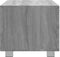 vidaXL - Tv-meubel - 140x40,5x35 - cm - bewerkt - hout - grijs - sonoma - eikenkleurig