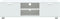 vidaXL - Tv-meubel - 140x40,5x35 - cm - bewerkt - hout - wit