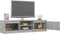 vidaXL - Tv-meubel - 140x40x35,5 - cm - bewerkt - hout - betongrijs