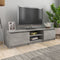 vidaXL - Tv-meubel - 140x40x35,5 - cm - bewerkt - hout - betongrijs