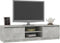 vidaXL - Tv-meubel - 140x40x35,5 - cm - bewerkt - hout - betongrijs
