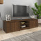 vidaXL - Tv-meubel - 140x40x35,5 - cm - bewerkt - hout - bruin - eikenkleur